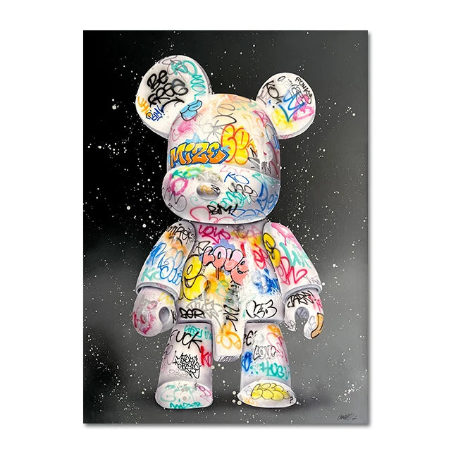 Kawaii Wandkunst – Niedliche Cartoon-Leinwand für einzigartiges Room Decor!