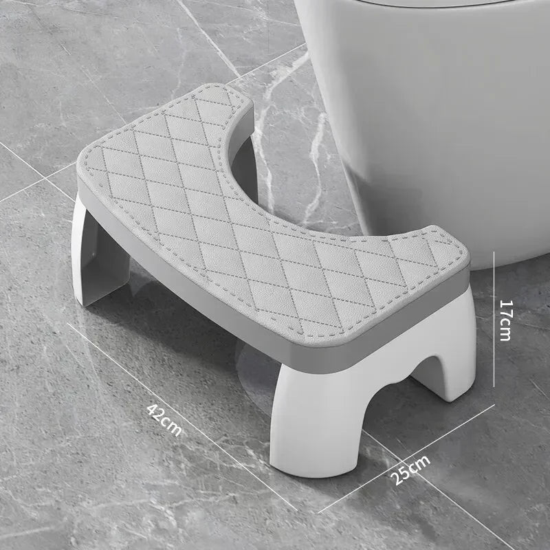 Ergonomischer WC-Squat-Hocker – Rutschfest, abnehmbar & ideal für eine gesunde Haltung!