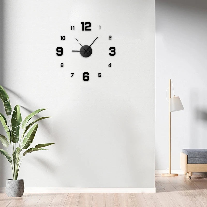 Rahmenlose Wanduhr – Stilvolle Wanddekoration für dein Zuhause oder Büro!