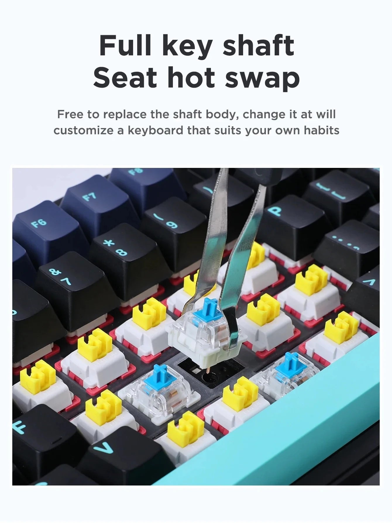 Aula F87Pro Gaming-Tastatur – Tri-Modus, ultraleise & kabellose Präzision!