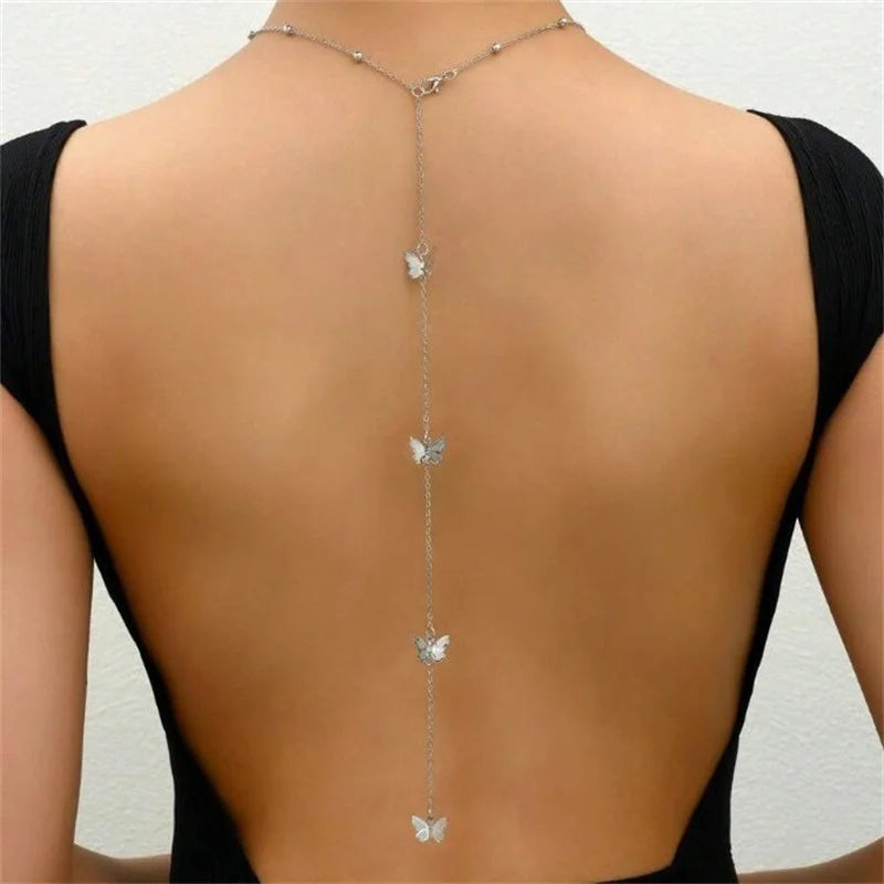 Koreanische Perlenblume Choker – Mode Halskette mit Zirkon und Schmetterlings-Anhänger!