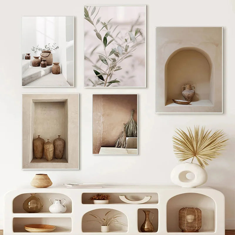 Hölzerne Walnuss Leinwand – Vintage Kunst für literarische Wanddekoration im minimalistischen Stil!