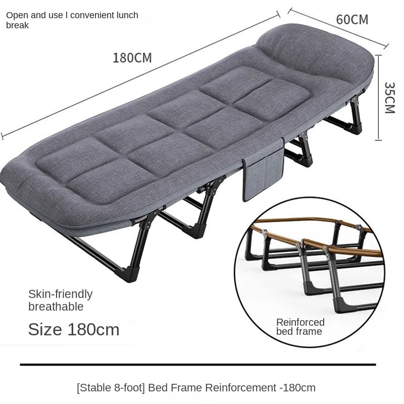 X&D Klappbett – Robustes, tragbares Bett für Büro-Nickerchen & Outdoor-Abenteuer!