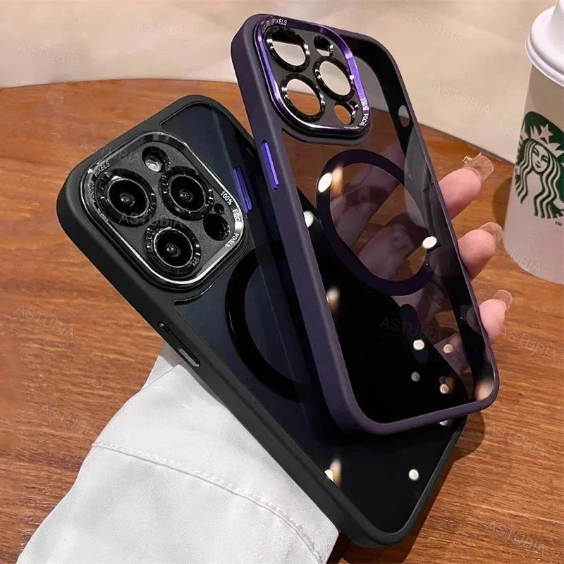 Luxus Magnetische Metalllinse Schutzhülle für iPhone