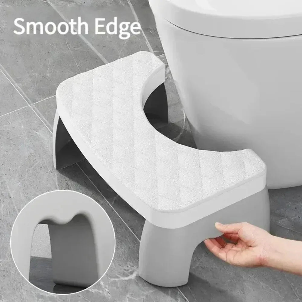 Ergonomischer WC-Squat-Hocker – Rutschfest, abnehmbar & ideal für eine gesunde Haltung!