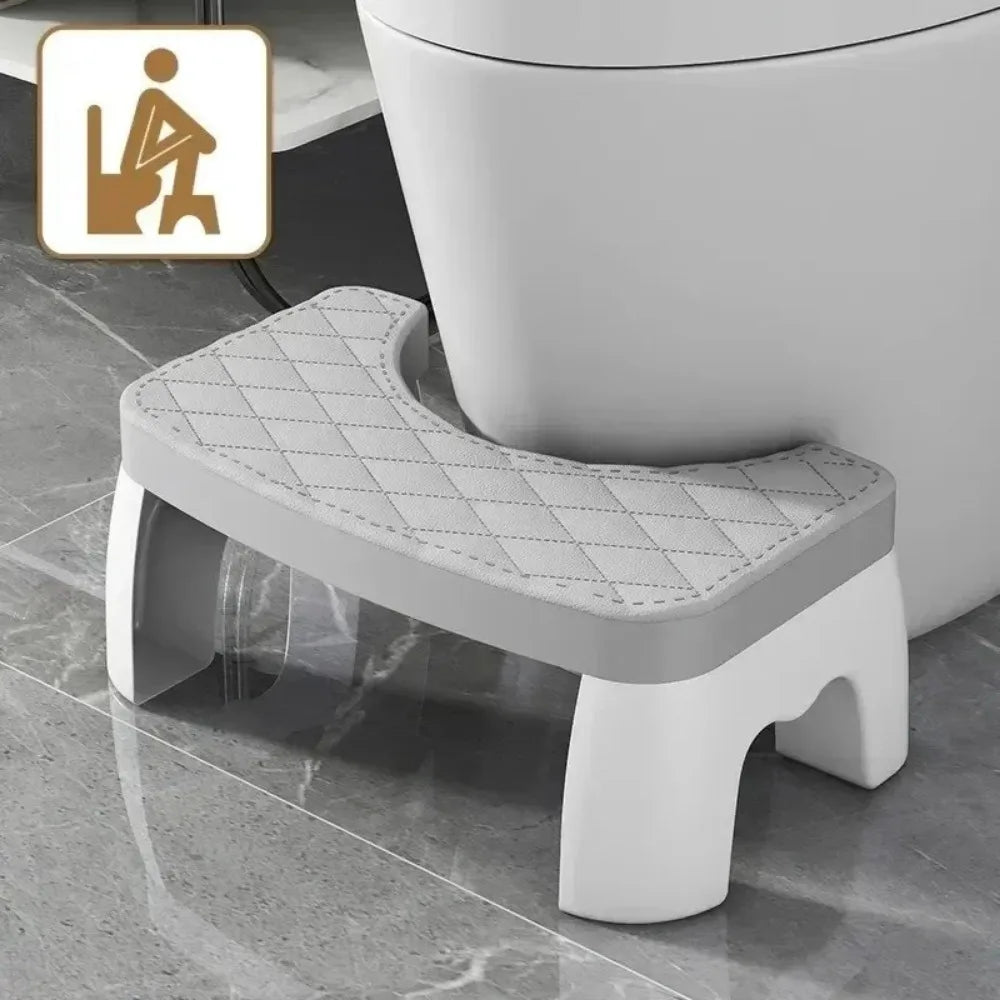 Ergonomischer WC-Squat-Hocker – Rutschfest, abnehmbar & ideal für eine gesunde Haltung!