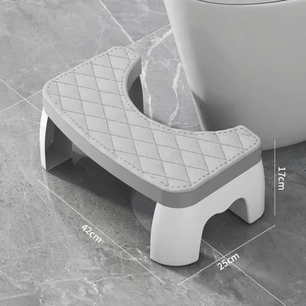 Ergonomischer WC-Squat-Hocker – Rutschfest, abnehmbar & ideal für eine gesunde Haltung!