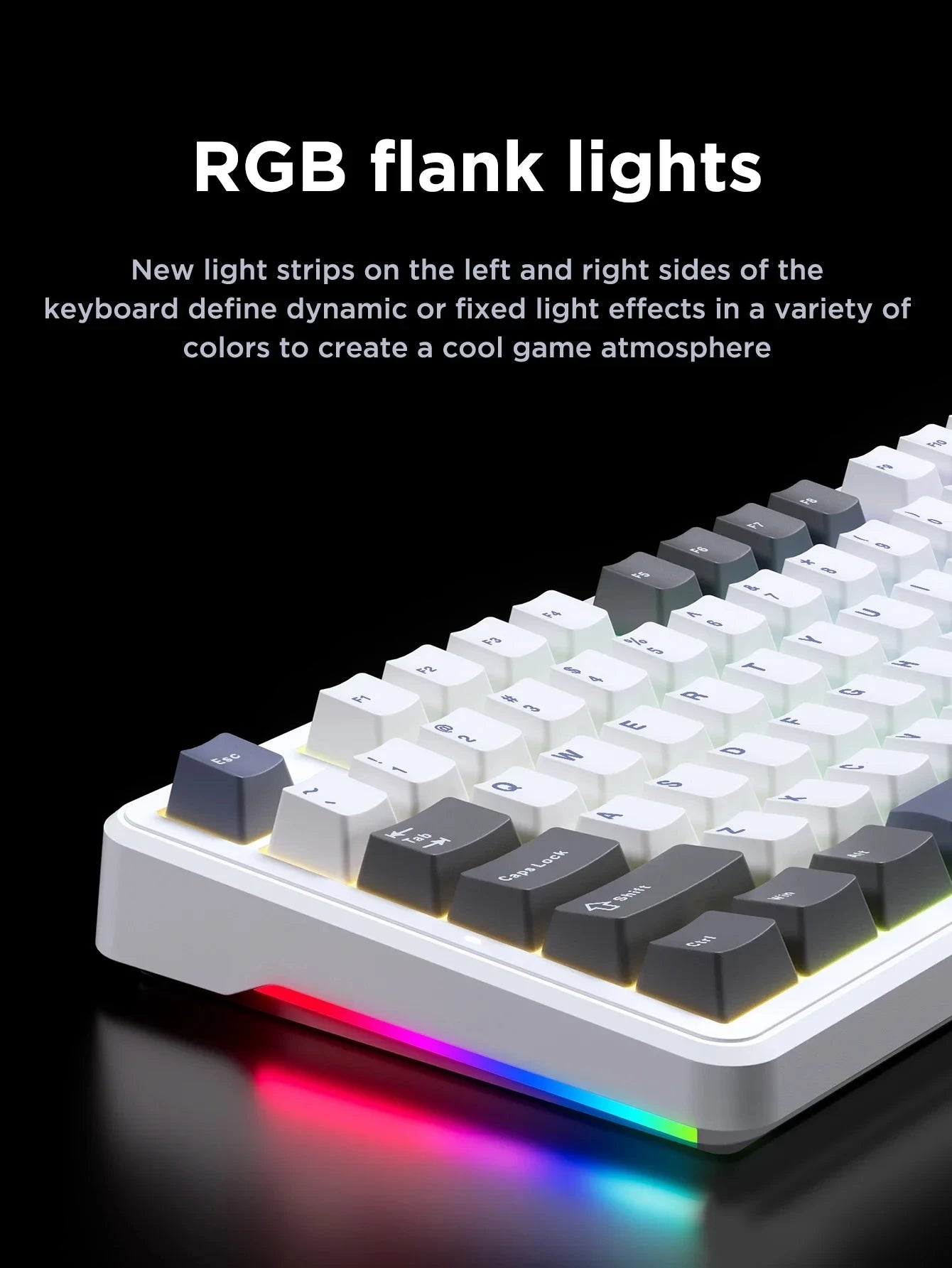 Aula F87Pro Gaming-Tastatur – Tri-Modus, ultraleise & kabellose Präzision!