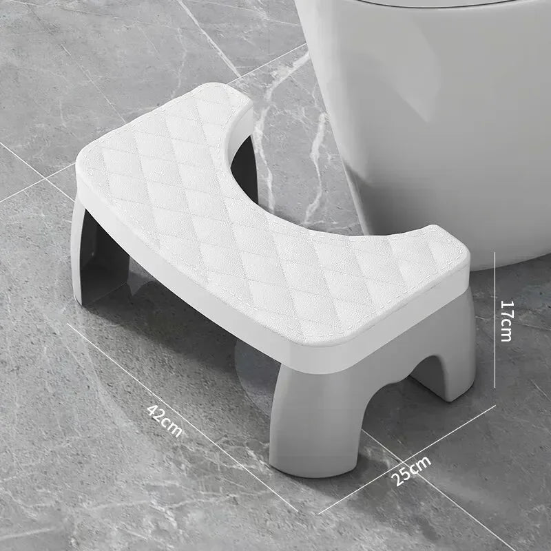 Ergonomischer WC-Squat-Hocker – Rutschfest, abnehmbar & ideal für eine gesunde Haltung!
