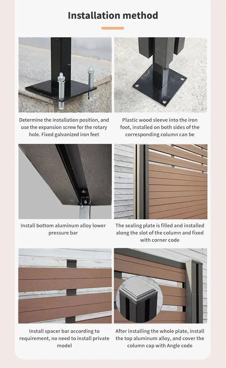 Hochwertige Aluminium-Sichtschutzlatte – Stilvoller & langlebiger Gartenzaun!