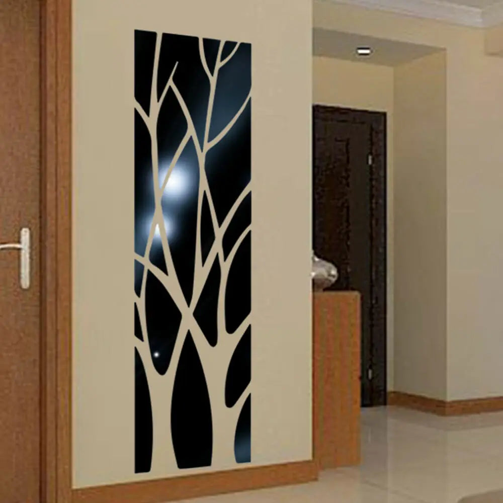 3D Baum Spiegel Wandaufkleber – DIY Kunst für stilvolle Wohnzimmer- und Schlafzimmerdeko!
