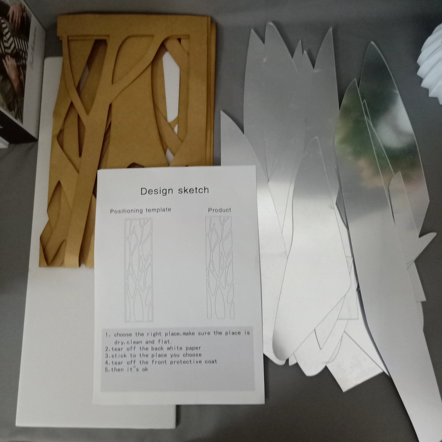 3D Baum Spiegel Wandaufkleber – DIY Kunst für stilvolle Wohnzimmer- und Schlafzimmerdeko!