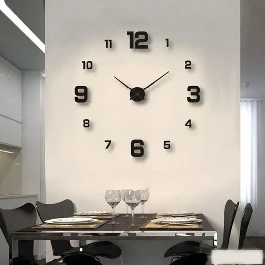 Rahmenlose Wanduhr – Stilvolle Wanddekoration für dein Zuhause oder Büro!