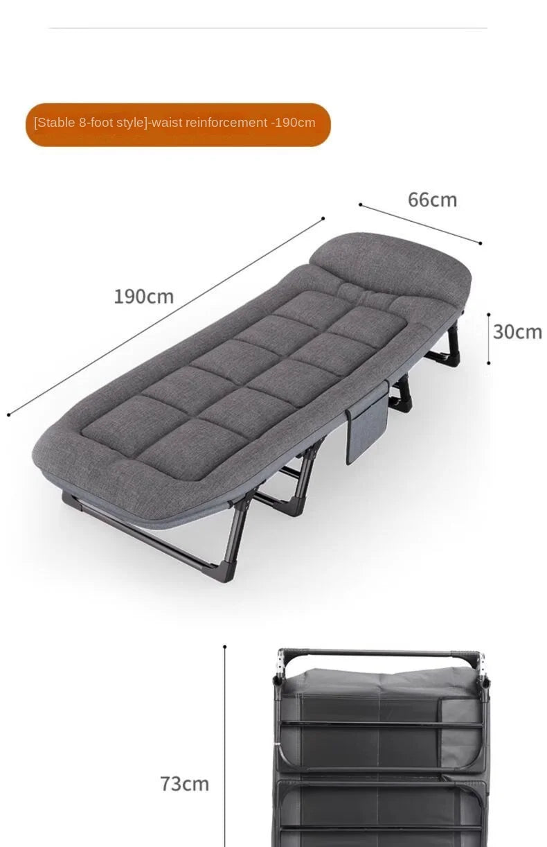 X&D Klappbett – Robustes, tragbares Bett für Büro-Nickerchen & Outdoor-Abenteuer!