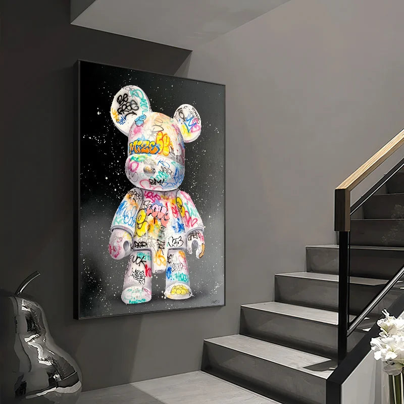 Kawaii Wandkunst – Niedliche Cartoon-Leinwand für einzigartiges Room Decor!
