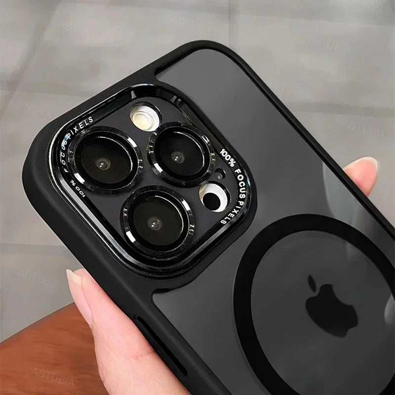 Luxus Magnetische Metalllinse Schutzhülle für iPhone