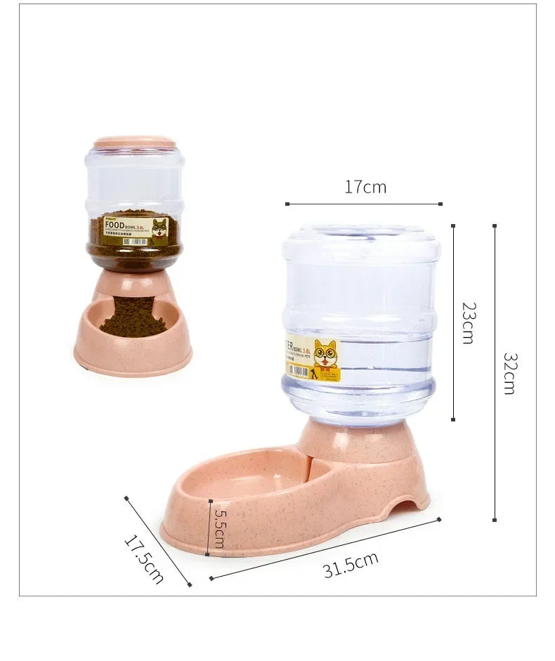 Automatischer Futter- & Wasserspender – Die smarte Lösung für dein Haustier!