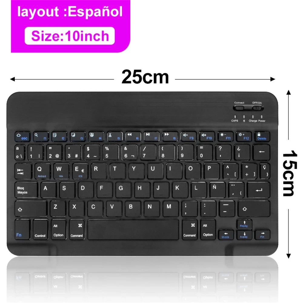 Bluetooth Tastatur & Maus – Vielseitig, kompakt & perfekt für iOS, Android & Windows-Geräte!
