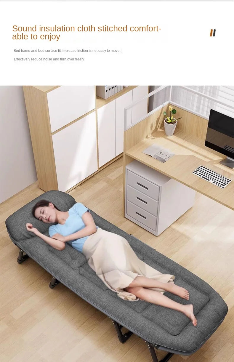 X&D Klappbett – Robustes, tragbares Bett für Büro-Nickerchen & Outdoor-Abenteuer!