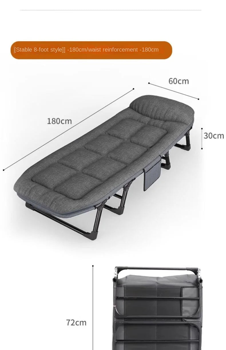 X&D Klappbett – Robustes, tragbares Bett für Büro-Nickerchen & Outdoor-Abenteuer!