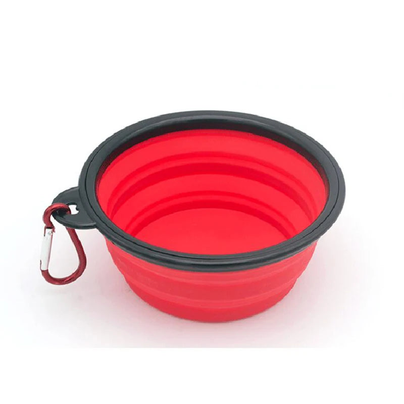 Praktischer 2-in-1 Hundefutternapf – Kompakt, tragbar & ideal für Outdoor-Abenteuer!