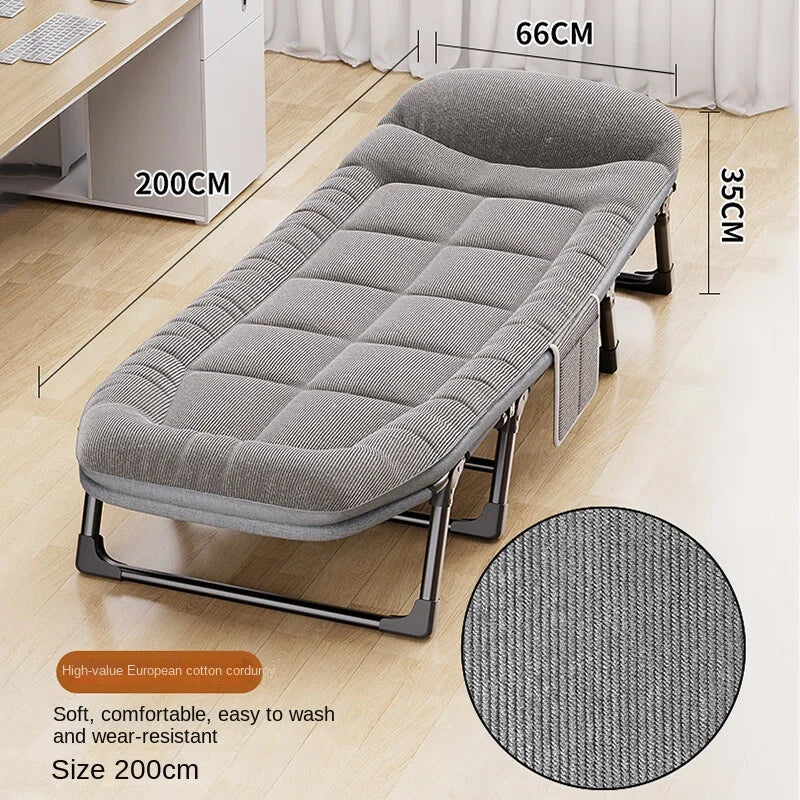 X&D Klappbett – Robustes, tragbares Bett für Büro-Nickerchen & Outdoor-Abenteuer!