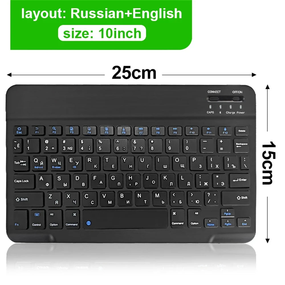 Bluetooth Tastatur & Maus – Vielseitig, kompakt & perfekt für iOS, Android & Windows-Geräte!