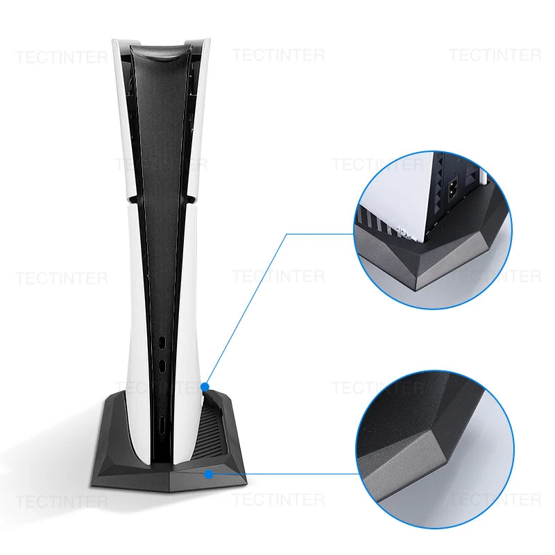 PS5 Slim Vertikaler Standfuß – Kühlung & Stabilität für dein Gaming-Setup!