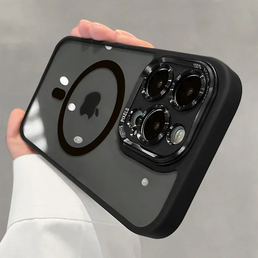 Luxus Magnetische Metalllinse Schutzhülle für iPhone