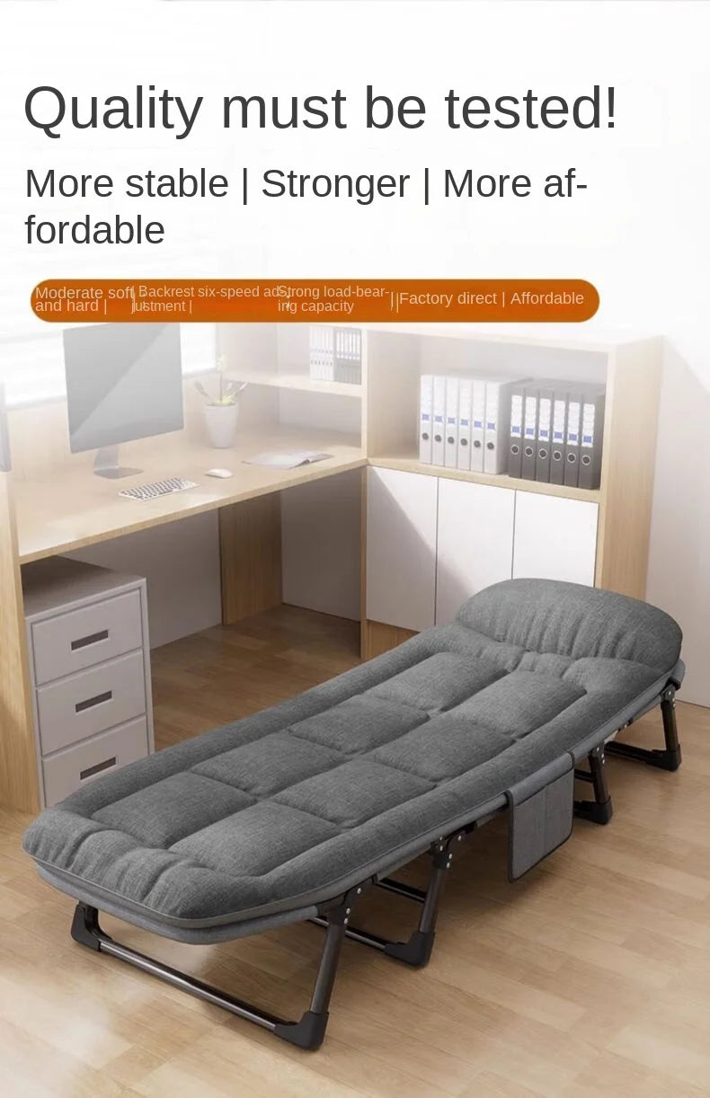 X&D Klappbett – Robustes, tragbares Bett für Büro-Nickerchen & Outdoor-Abenteuer!