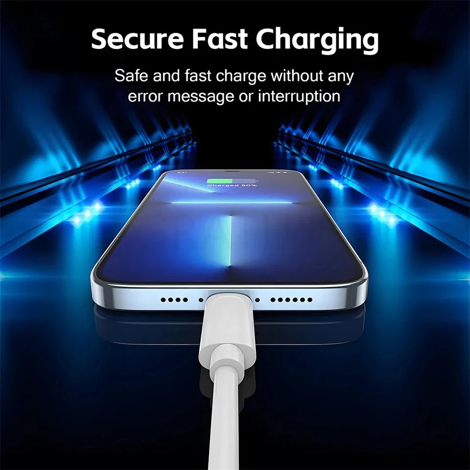 iPhone USB-Ladekabel – Schnell laden, zuverlässige Top-Qualität(in verschiedenen Längen)