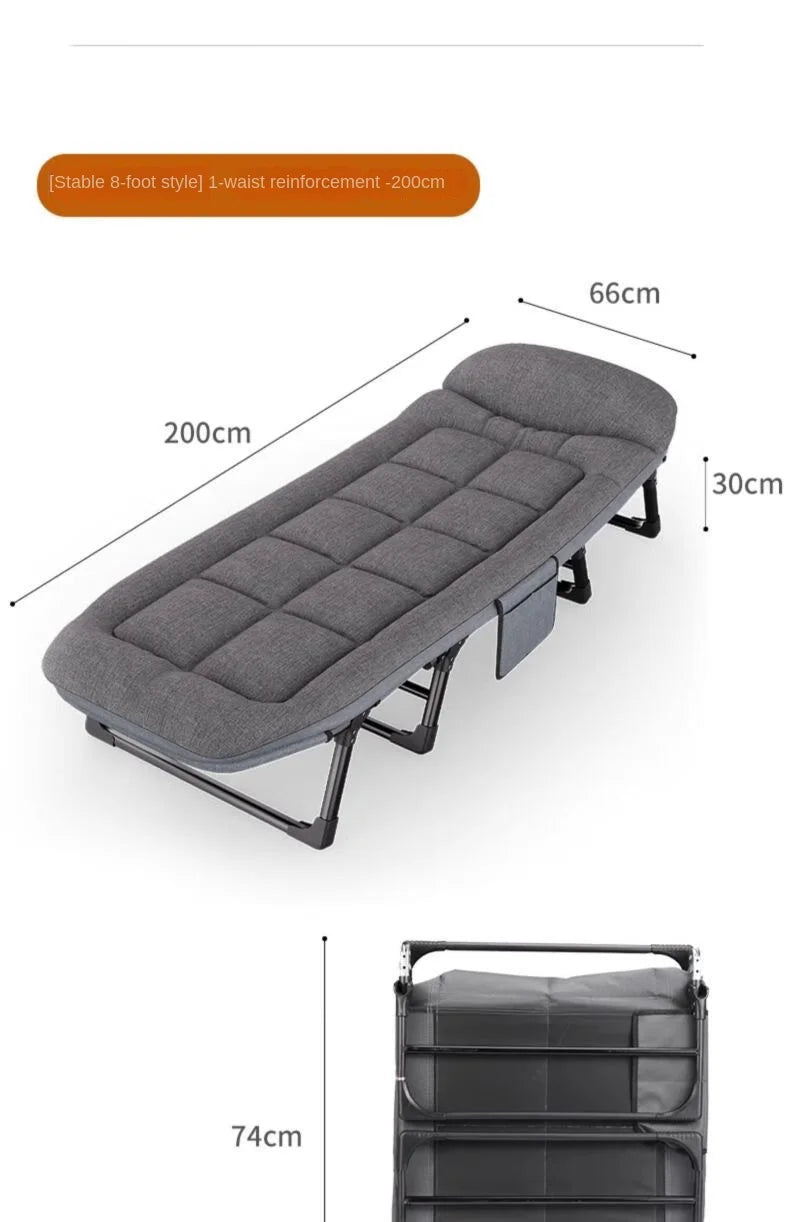 X&D Klappbett – Robustes, tragbares Bett für Büro-Nickerchen & Outdoor-Abenteuer!