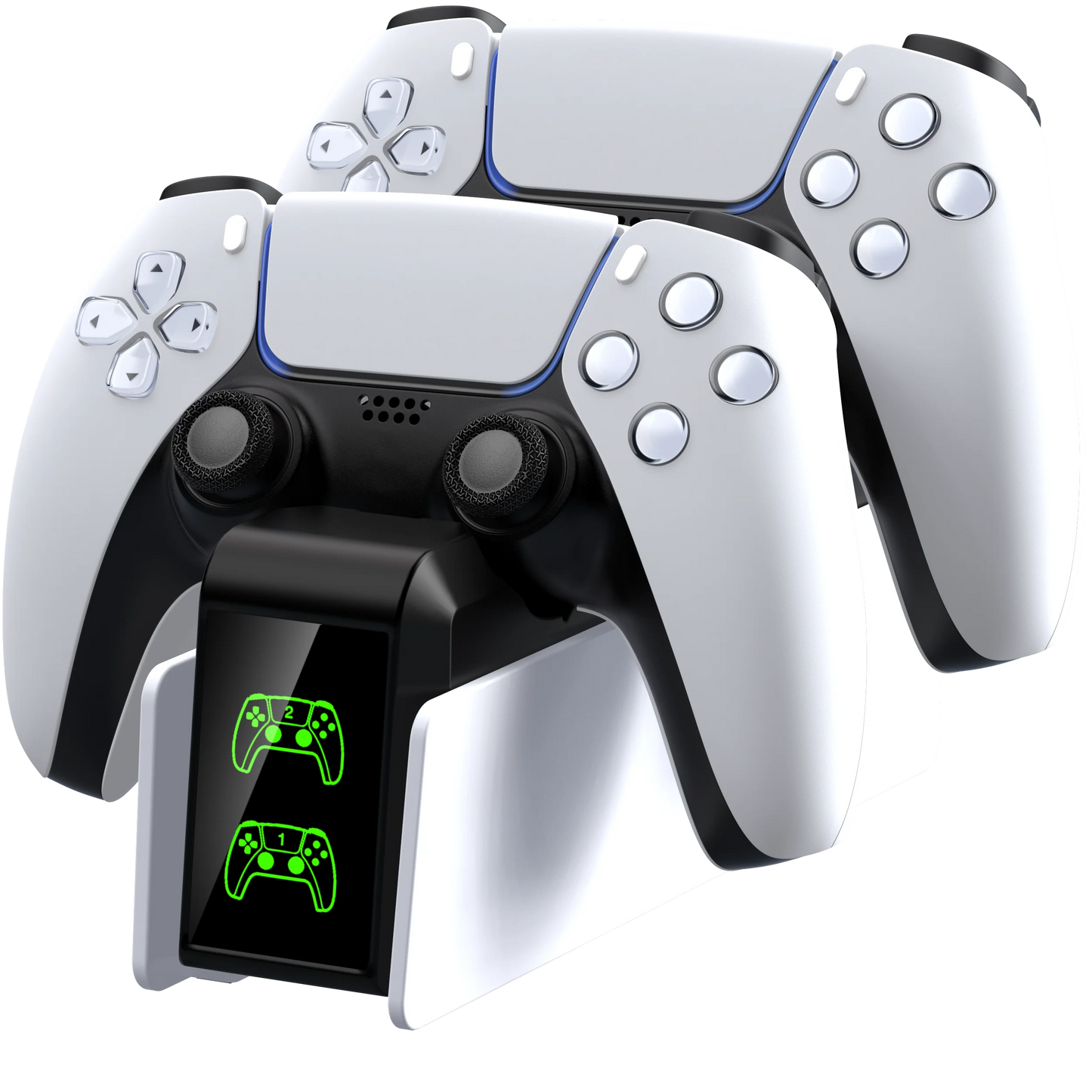 PS5 Controller Ladestation – Schnelles Laden und stylische Präsentation mit LED-Anzeige !