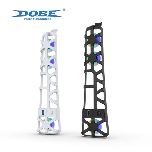 DOBE PS5 Slim Lüfter – Stylische RGB-Kühlung & Extra-USB für ultimatives Gaming!