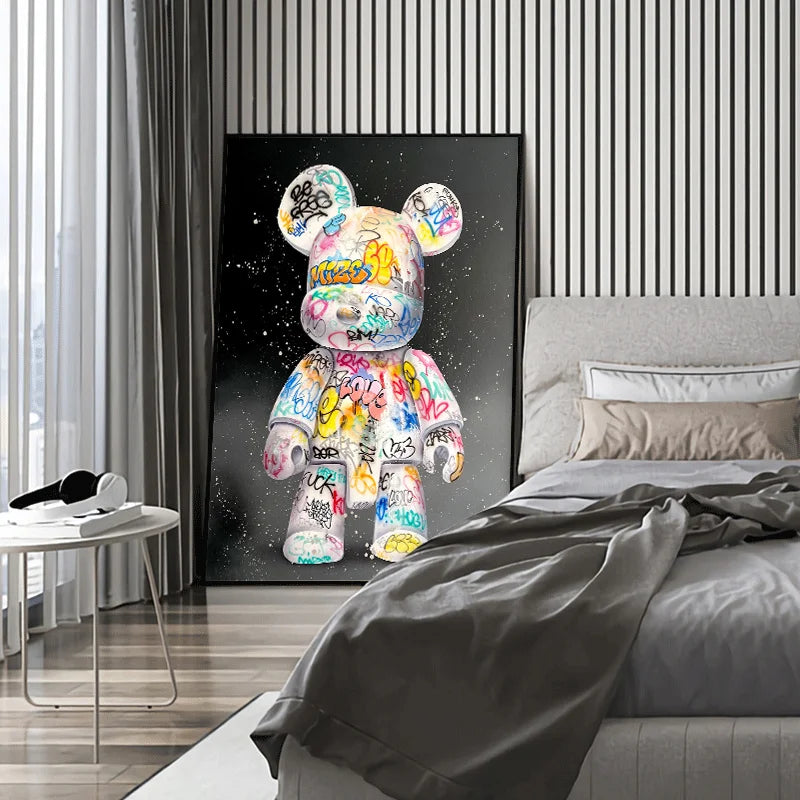 Kawaii Wandkunst – Niedliche Cartoon-Leinwand für einzigartiges Room Decor!