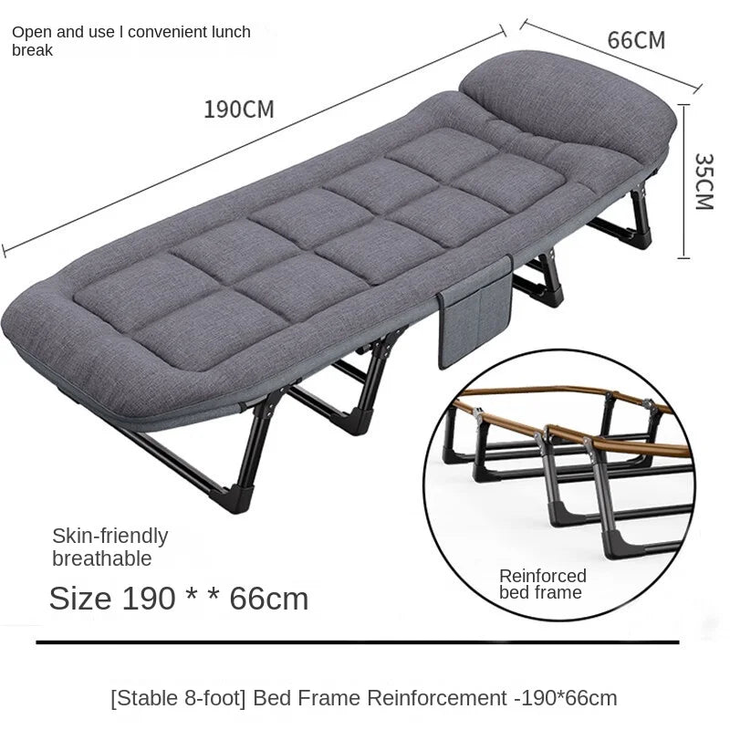 X&D Klappbett – Robustes, tragbares Bett für Büro-Nickerchen & Outdoor-Abenteuer!