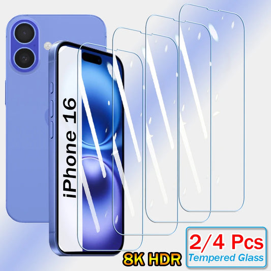 Gehärtetes Glas für iPhone – Ultimativer Schutz (2 oder 4 Stück)
