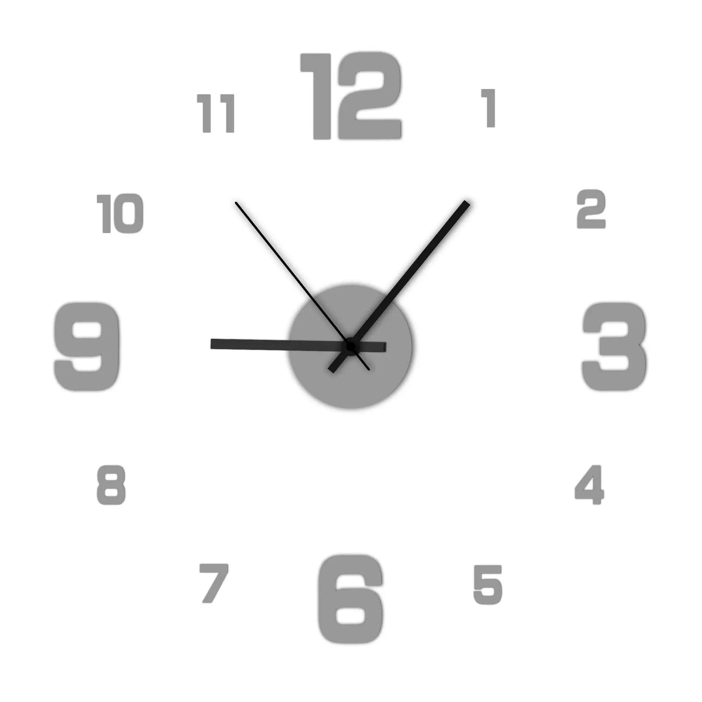 Rahmenlose Wanduhr – Stilvolle Wanddekoration für dein Zuhause oder Büro!