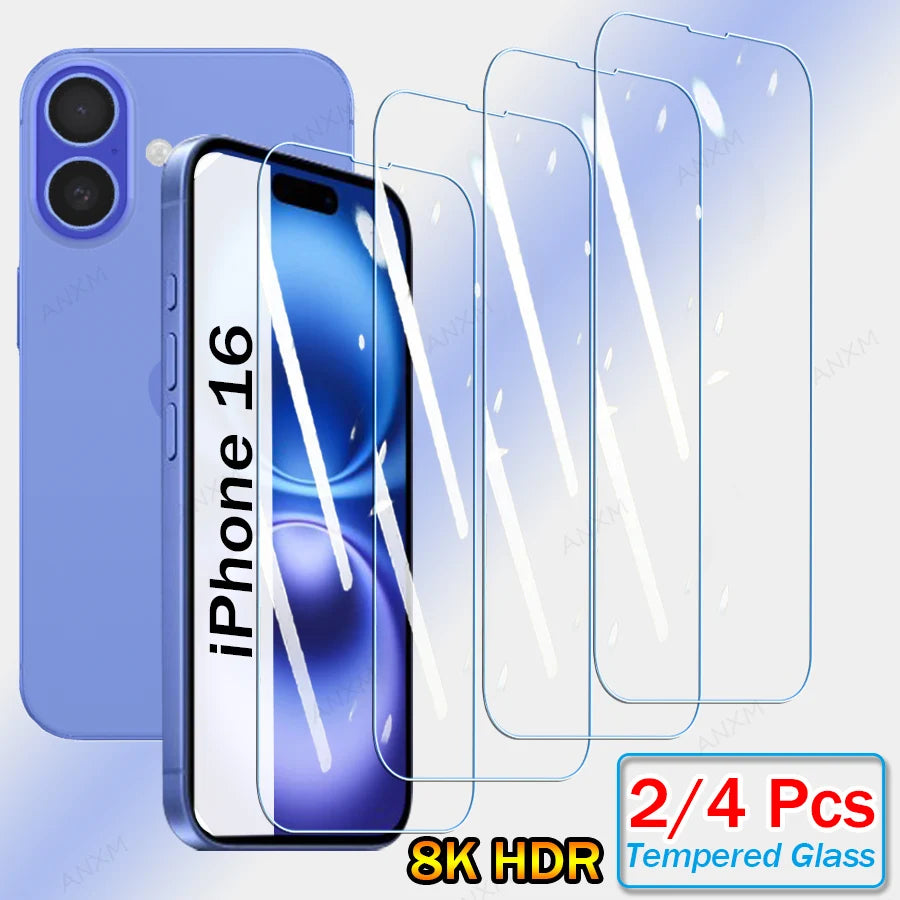 Gehärtetes Glas für iPhone – Ultimativer Schutz (2 oder 4 Stück)