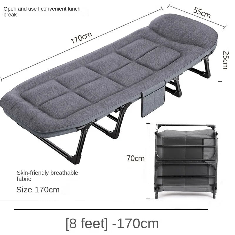 X&D Klappbett – Robustes, tragbares Bett für Büro-Nickerchen & Outdoor-Abenteuer!