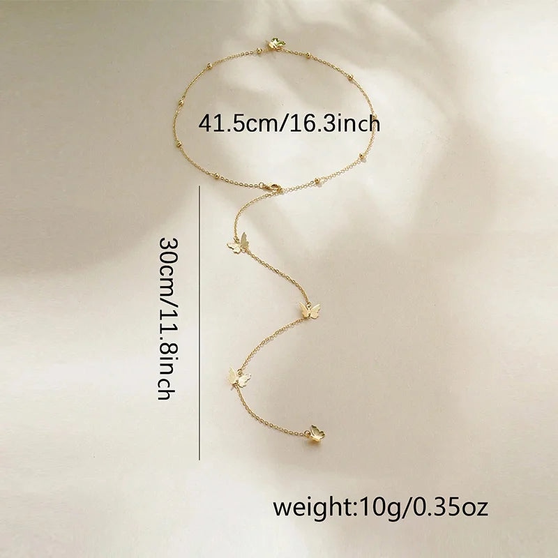 Koreanische Perlenblume Choker – Mode Halskette mit Zirkon und Schmetterlings-Anhänger!