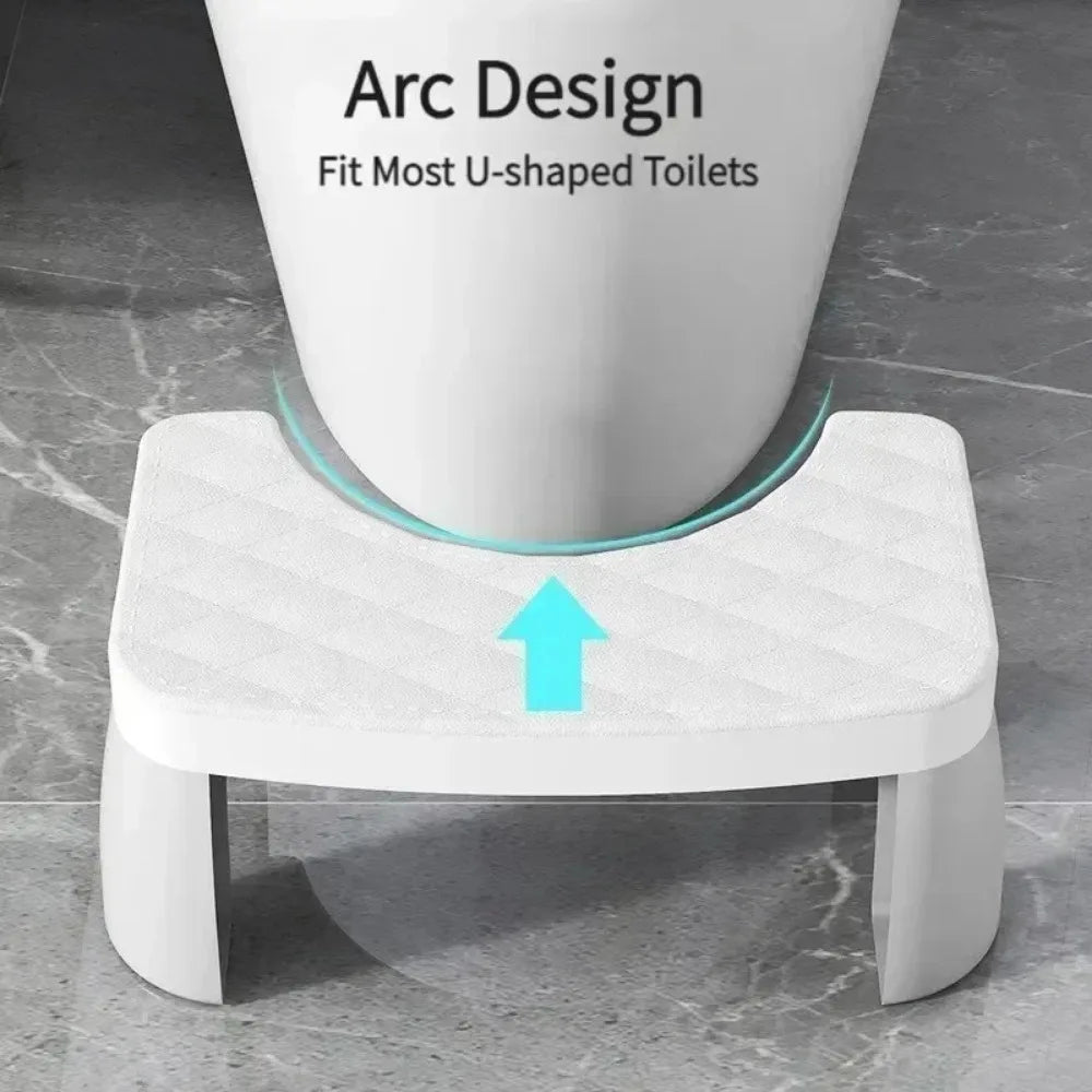 Ergonomischer WC-Squat-Hocker – Rutschfest, abnehmbar & ideal für eine gesunde Haltung!
