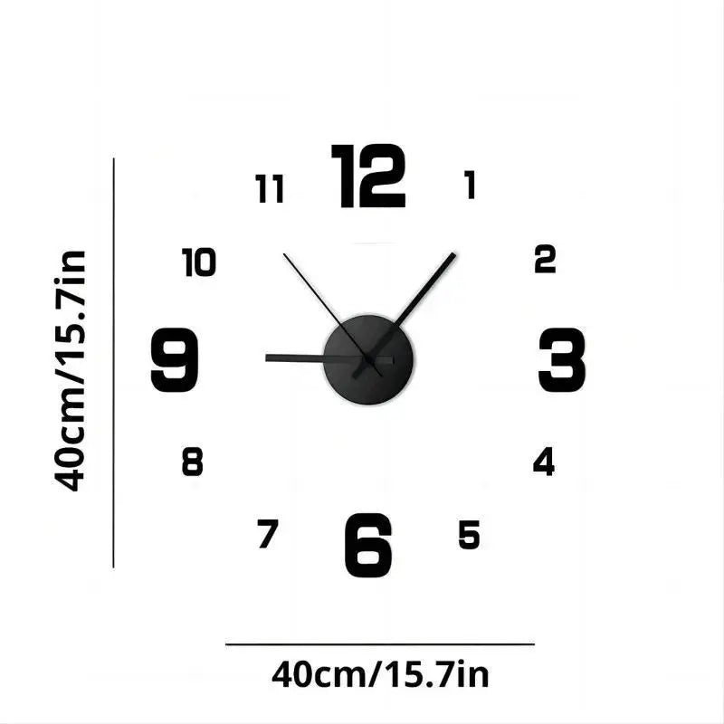 Rahmenlose Wanduhr – Stilvolle Wanddekoration für dein Zuhause oder Büro!