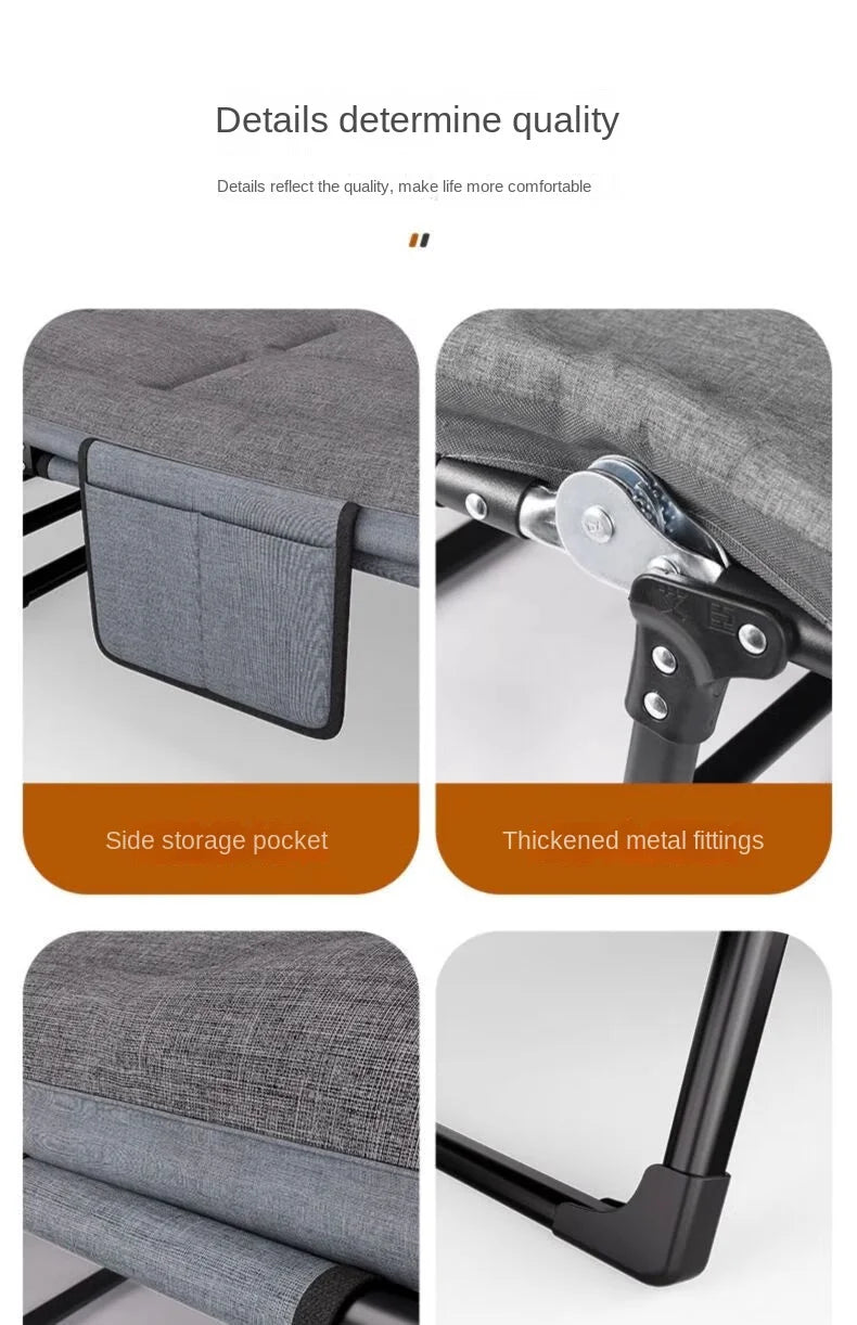 X&D Klappbett – Robustes, tragbares Bett für Büro-Nickerchen & Outdoor-Abenteuer!