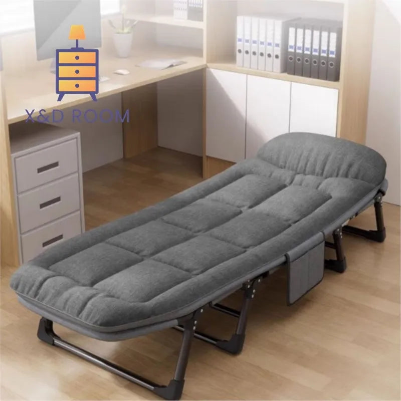 X&D Klappbett – Robustes, tragbares Bett für Büro-Nickerchen & Outdoor-Abenteuer!