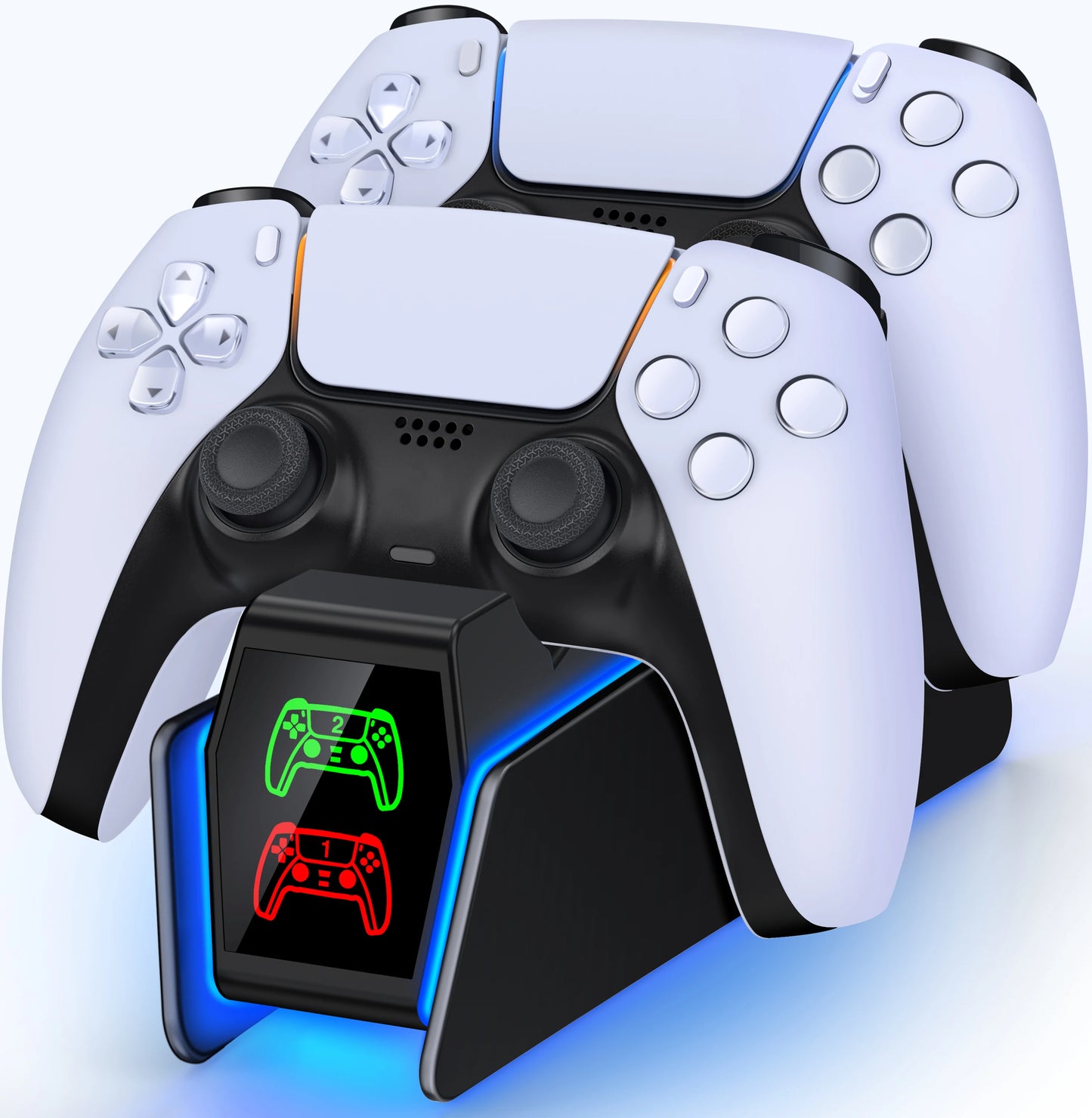 PS5 Controller Ladestation – Schnelles Laden und stylische Präsentation mit LED-Anzeige !