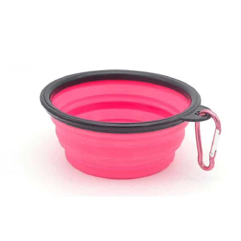 Praktischer 2-in-1 Hundefutternapf – Kompakt, tragbar & ideal für Outdoor-Abenteuer!