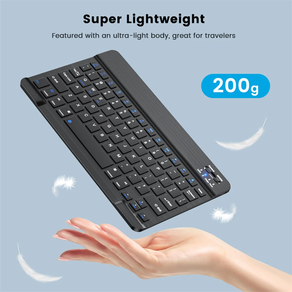 Bluetooth Tastatur & Maus – Vielseitig, kompakt & perfekt für iOS, Android & Windows-Geräte!